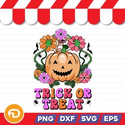 trick or treat svg, png, eps, dxf digital download