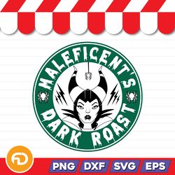 maleficent's dark roast svg, png, eps, dxf digital download