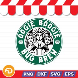 oogie boogie bug brew svg, png, eps, dxf - digital download