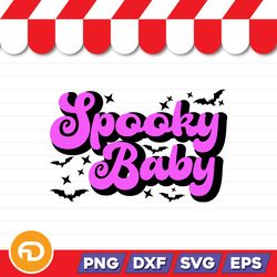 spooky baby svg, png, eps, dxf digital download