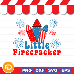 little firecracker svg, png, eps, dxf digital download