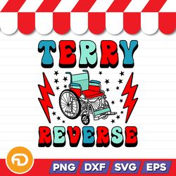 terry reverse svg, png, eps, dxf digital download