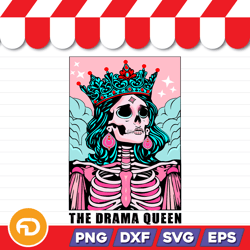 the drama queen svg, png, eps, dxf digital download