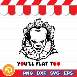 you'll flat too svg, png, eps, dxf digital download