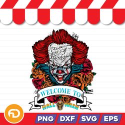 welcome to halloween svg, png, eps, dxf-digital download
