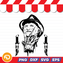 scary nightmare svg, png, eps, dxf digital download