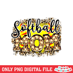 softball mom yellow leopard plaid sport png, mother day png, digital download