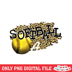 softball aunt leopard print mother day png, mother day png, digital download