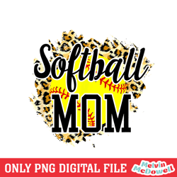 softball mom sport baseball leopard print png,mom png, mother day png, digital download file