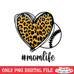 mom life peace love baseball sport mother day png, mom png, mother day png, digital download file