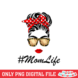 mom life messy bun lady sport mother day png, mom png, mother day png, digital download file