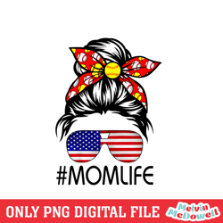 mom life baseball sport headband usa glasses png, mom png, mother day png, digital download file