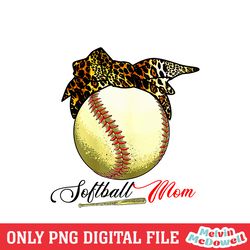 softball mom sport baseball bat leopard headband png, mom png, mother day png, digital download file