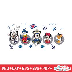 mickey captain and friends disney cruise line svg, disney svg ,disney mickey svg , digital download file