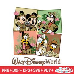 mickey and friends wild walt disney world kingdom svg, disney svg ,disney mickey svg , digital download file