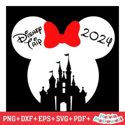 disney 2024 trip minnie mouse head kingdom svg, disney svg ,disney mickey svg , digital download file