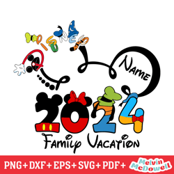 personalized mickey disney family vacation svg, disney svg ,disney mickey svg , digital download file