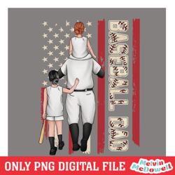 american flag baseball dad father day sayings png, father day png, digital download