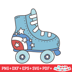 patriotic roller skating 4th of july day svg, 4th of july svg, digital download