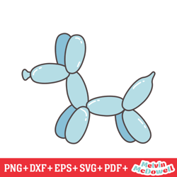 patriotic balloon animal dog 4th of july holiday svg, 4th of july svg, digital download