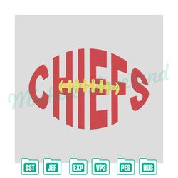 kansas city chiefs embroidery files, nfl logo embroidery designs, nfl chiefs, digital embroidery