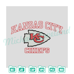 kansas city chiefs embroidery files, nfl logo embroidery designs, nfl chiefs