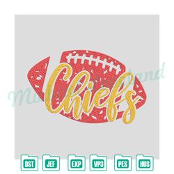 kansas city chiefs ball embroidery design, kansas city chiefs embroidery,digital embroidery design