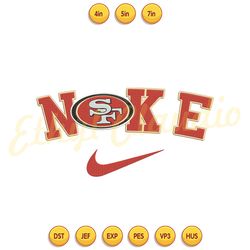 san francisco 49ers embroidery files, nfl logo embroidery designs, nfl 49ers, embroidery file