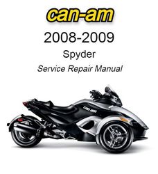 can-am spyder 2008-2009 service repair manual