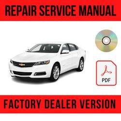 chevrolet impala 2012-2016 factory repair manual chevy