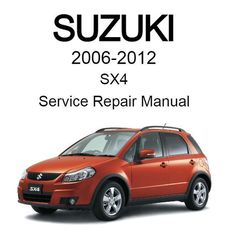 suzuki sx4 2006-2012 service repair manual