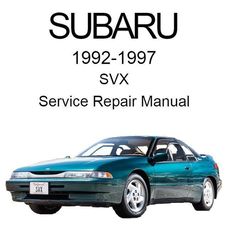 subaru svx 1992-1997 service repair manual