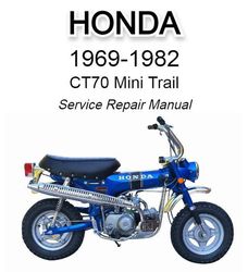 honda ct70 1969-1982 mini trail service repair manual