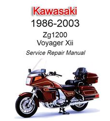 kawasaki zg1200 voyager xii 1986-2003 service repair manual