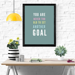 inspirational printable wall art / affirmation quote prints / motivational poster