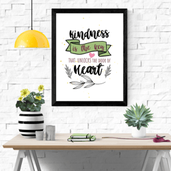 kindness collection: printable art for a heartfelt home / transform your walls with instant art