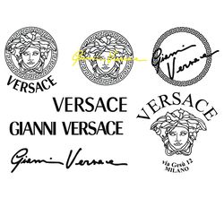 versace bundle svg, logo brand bundle svg, fashion brand svg, famous brand svg, fashion svg, instant download