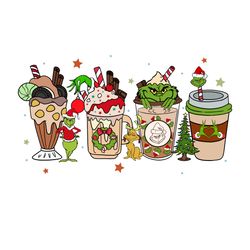 christmas coffee grinch png, christmas coffee png, coffee png, christmas logo png, instandownload