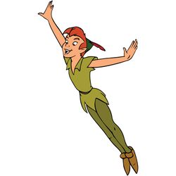 peter pan flying, peter pan svg, peter pan png, peter pan clipart, neverland svg, never grow up svg, digital download