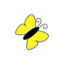 butterfly yellow black svg, encanto svg, encanto movie logo svg, encanto alphabet svg, digital download