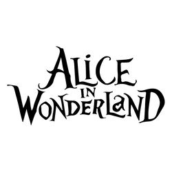 alice in wonderland logo svg, alice svg, wonderland svg, princess svg, disney svg, cheshire cat svg, digital download