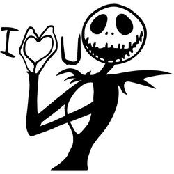 i love you svg, jack logo svg, nightmare before christmas svg, nightmare svg, digital download