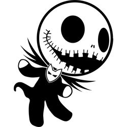 baby skellington svg, nightmare before christmas svg, halloween nightmare svg, digital download