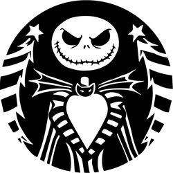 jack skellington emblem svg, nightmare before christmas svg, nightmare svg, digital download