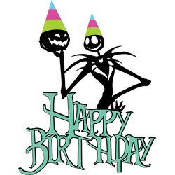 jack happy birth day svg, nightmare before christmas svg, nightmare svg, digital download