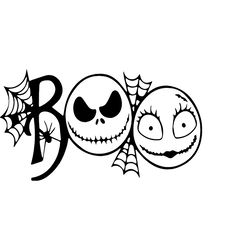 boo svg, boo jack svg, nightmare before christmas svg, nightmare svg, digital download