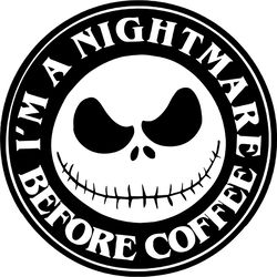 coffee svg, coffee jack svg, nightmare before christmas svg, nightmare svg, digital download