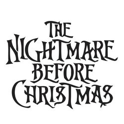 the nightmare before christmas svg, christmas svg, halloween nightmare svg, nightmare svg, digital download