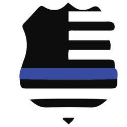 police badge thin blue line svg, police svg, thin blue line svg, blue lives matter, digital download-5