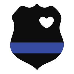 police badge thin blue line svg, police svg, thin blue line svg, blue lives matter, digital download-6